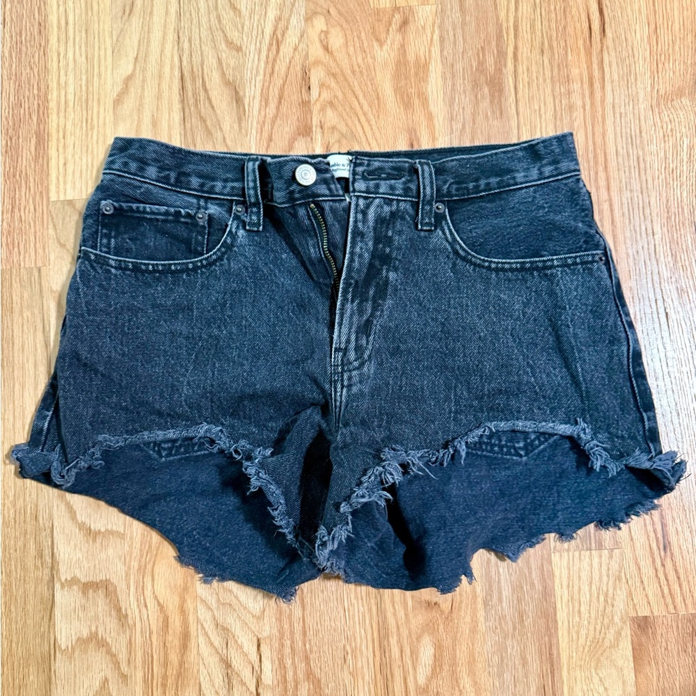 Abercrombie & Fitch Midrise Boyfriend Jean Shorts